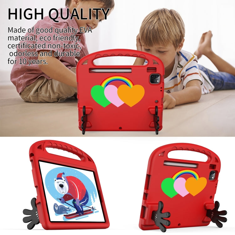 For iPad 2025 / 2022 Love Small Palm Holder EVA Tablet Case(Red) - iPad 2025 / 2022 Cases by buy2fix | Online Shopping UK | buy2fix