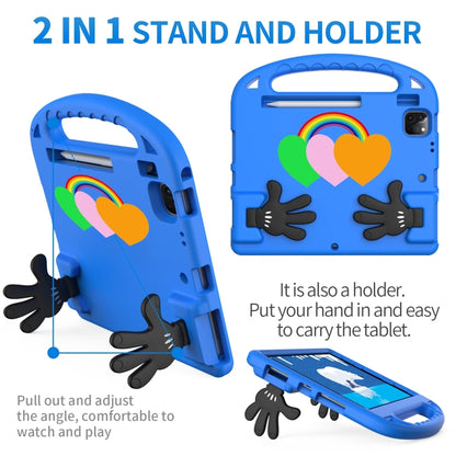 For iPad 2025 / 2022 Love Small Palm Holder EVA Tablet Case(Blue) - iPad 2025 / 2022 Cases by buy2fix | Online Shopping UK | buy2fix