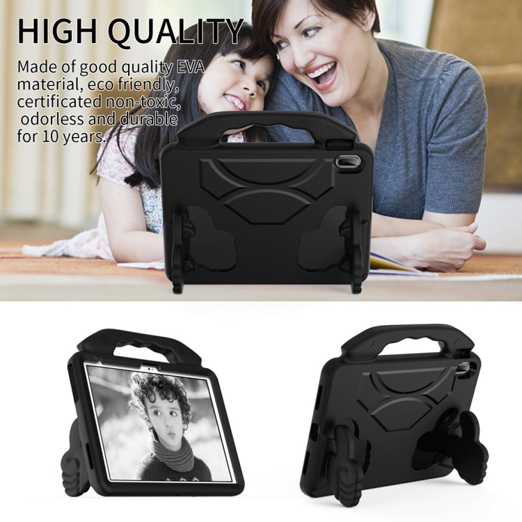 For iPad 2025 / 2022 Children EVA Shockproof Tablet Case with Thumb Bracket(Black) - iPad 2025 / 2022 Cases by buy2fix | Online Shopping UK | buy2fix