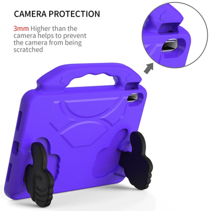 For iPad 2025 / 2022 Children EVA Shockproof Tablet Case with Thumb Bracket(Purple) - iPad 2025 / 2022 Cases by buy2fix | Online Shopping UK | buy2fix