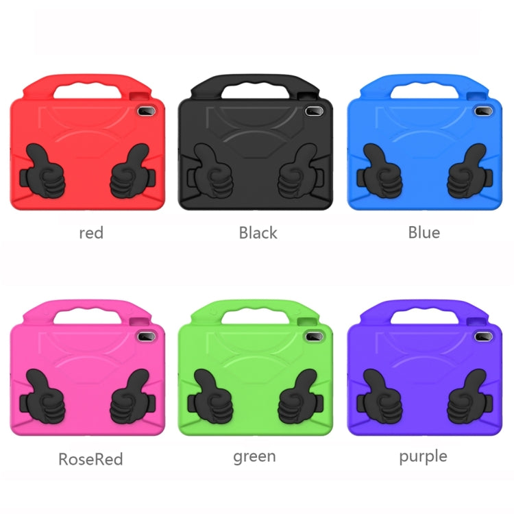 For iPad 2025 / 2022 Children EVA Shockproof Tablet Case with Thumb Bracket(Rose Red) - iPad 2025 / 2022 Cases by buy2fix | Online Shopping UK | buy2fix