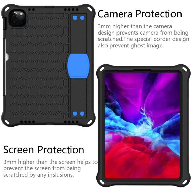 For iPad 2025 / 2022 Honeycomb Design EVA + PC Anti Falling Tablet Protective Case(Black Blue) - iPad 2025 / 2022 Cases by buy2fix | Online Shopping UK | buy2fix