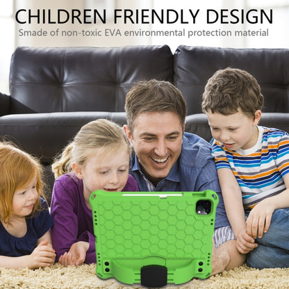 For iPad 2025 / 2022 Honeycomb Design EVA + PC Anti Falling Tablet Protective Case(Green+Black) - iPad 2025 / 2022 Cases by buy2fix | Online Shopping UK | buy2fix