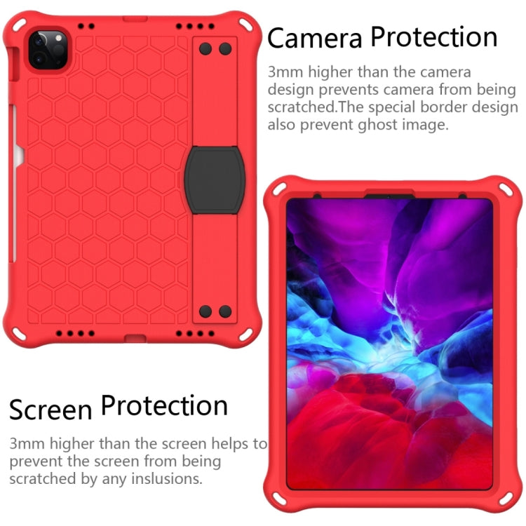 For iPad 2025 / 2022 Honeycomb Design EVA + PC Anti Falling Tablet Protective Case(Red Black) - iPad 2025 / 2022 Cases by buy2fix | Online Shopping UK | buy2fix