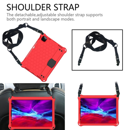 For iPad 2025 / 2022 Honeycomb Design EVA + PC Anti Falling Tablet Protective Case(Red Black) - iPad 2025 / 2022 Cases by buy2fix | Online Shopping UK | buy2fix