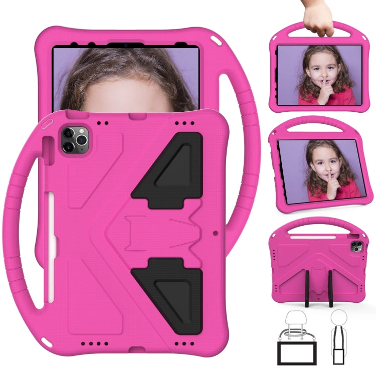 For iPad 2025 / 2022 EVA Anti Falling Tablet Protective Case with Holder(Rose Red) - iPad 2025 / 2022 Cases by buy2fix | Online Shopping UK | buy2fix