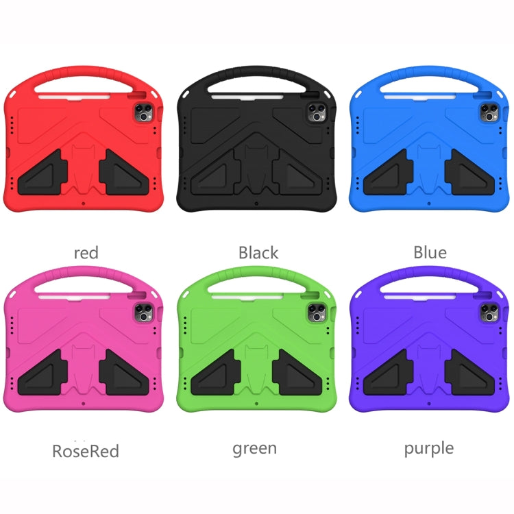 For iPad 2025 / 2022 EVA Anti Falling Tablet Protective Case with Holder(Blue) - iPad 2025 / 2022 Cases by buy2fix | Online Shopping UK | buy2fix