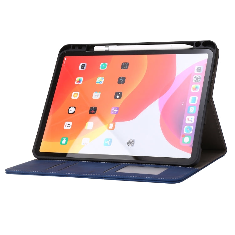 For iPad 2025 / 2022 Calf Texture Horizontal Flip Leather Tablet Case(Dark Blue) - iPad 2025 / 2022 Cases by buy2fix | Online Shopping UK | buy2fix