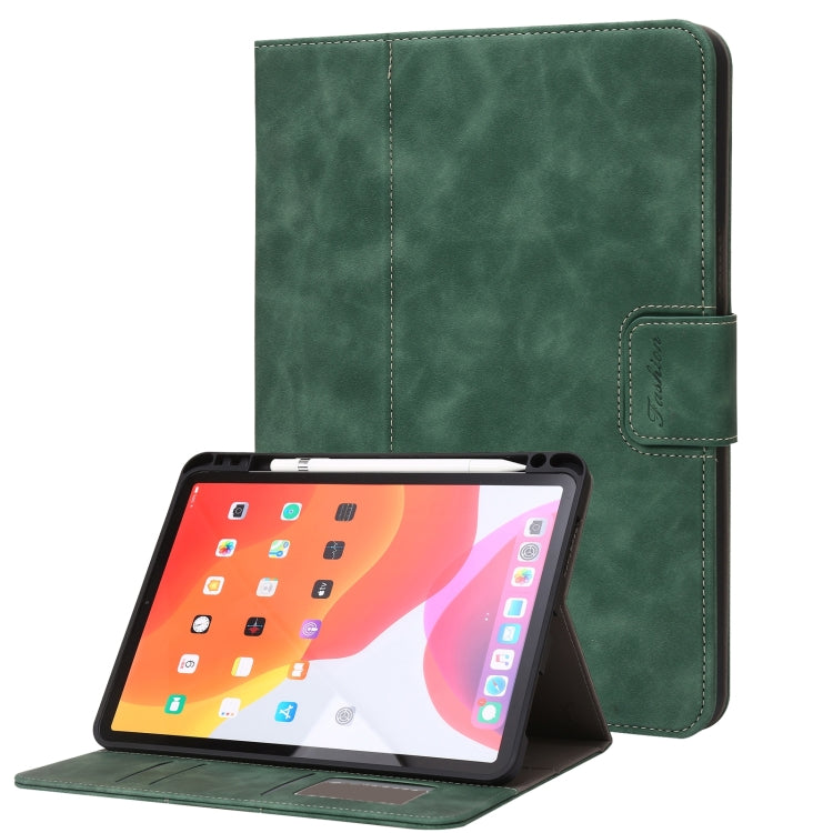 For iPad 2025 / 2022 Calf Texture Horizontal Flip Leather Tablet Case(Blue) - iPad 2025 / 2022 Cases by buy2fix | Online Shopping UK | buy2fix
