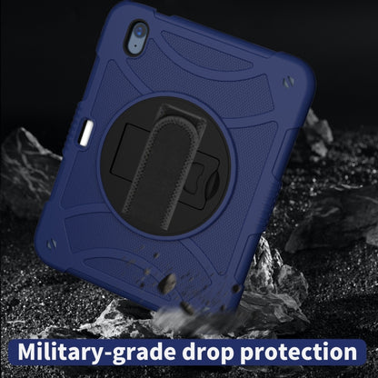 For iPad 10th 10.9 2022 Rotary Grab Silicone And PC Tablet Case(Navy Blue) - More iPad Cases by buy2fix | Online Shopping UK | buy2fix