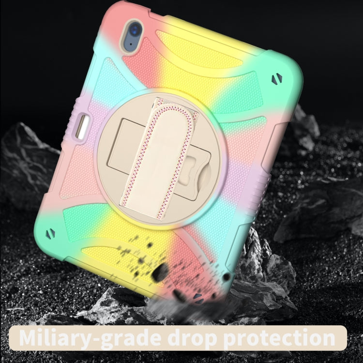 For iPad 10th 10.9 2022 Rotary Grab Silicone And PC Tablet Case(Colorful) - More iPad Cases by buy2fix | Online Shopping UK | buy2fix
