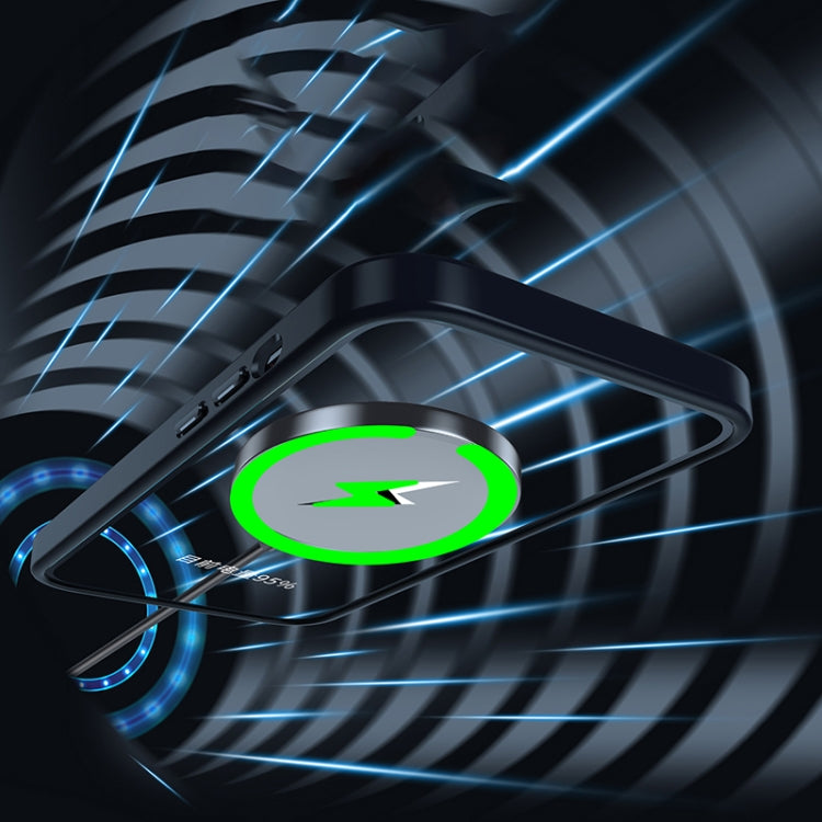 For iPhone 14 Pro Max Yadun Holder Magsefe Phone Case(Dark Blue) - iPhone 14 Pro Max Cases by buy2fix | Online Shopping UK | buy2fix