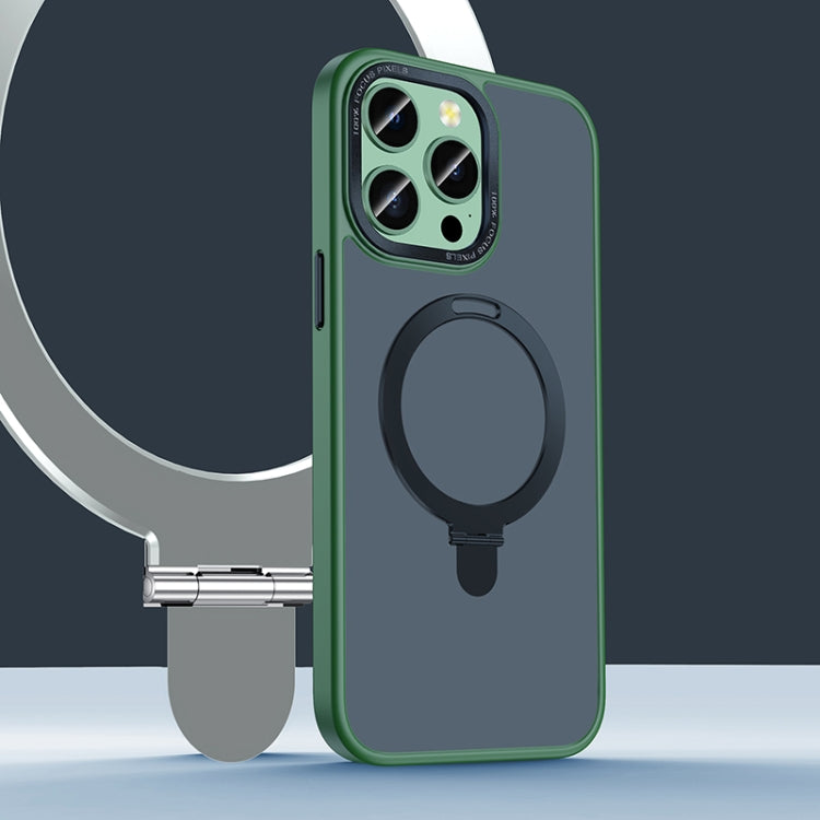 For iPhone 13 Pro Yadun Holder Magsefe Phone Case(Green) - iPhone 13 Pro Cases by buy2fix | Online Shopping UK | buy2fix