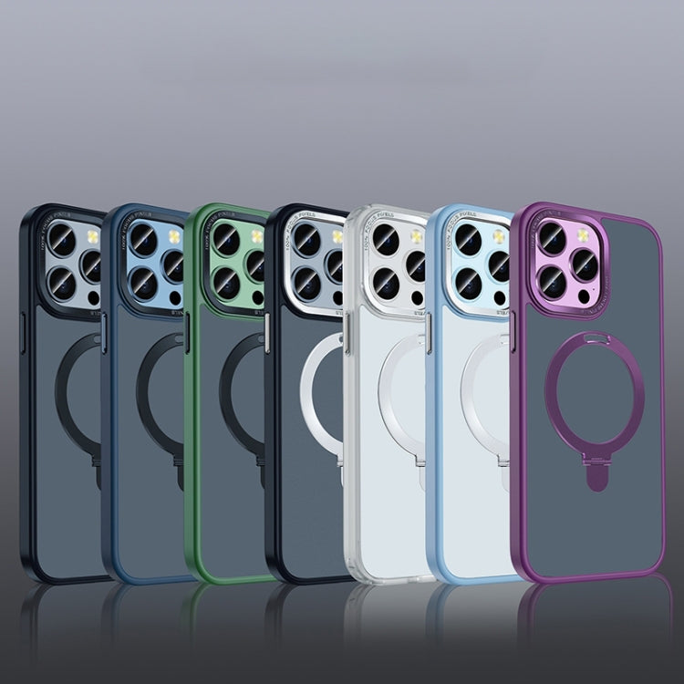 For iPhone 13 Pro Yadun Holder Magsefe Phone Case(Morning Fog Transparent) - iPhone 13 Pro Cases by buy2fix | Online Shopping UK | buy2fix