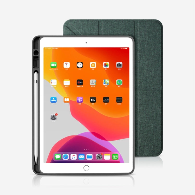 For iPad 2025 / 2022 Mutural Multi-fold Smart Leather Tablet Case(Black) - iPad 2025 / 2022 Cases by buy2fix | Online Shopping UK | buy2fix
