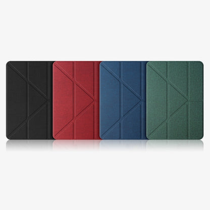 For iPad 2025 / 2022 Mutural Multi-fold Smart Leather Tablet Case(Red) - iPad 2025 / 2022 Cases by buy2fix | Online Shopping UK | buy2fix