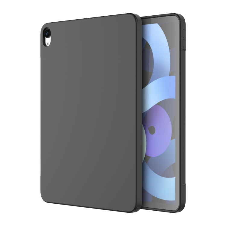 For iPad 2025 / 2022 Mutural Silicone Microfiber Tablet Case(Black) - iPad 2025 / 2022 Cases by buy2fix | Online Shopping UK | buy2fix