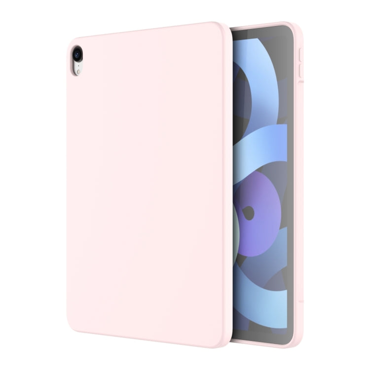 For iPad 2025 / 2022 Mutural Silicone Microfiber Tablet Case(Pink) - iPad 2025 / 2022 Cases by buy2fix | Online Shopping UK | buy2fix