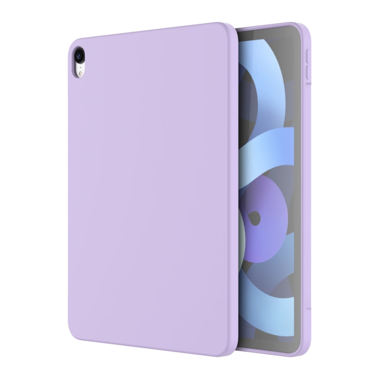 For iPad 2025 / 2022 Mutural Silicone Microfiber Tablet Case(Lavender) - iPad 2025 / 2022 Cases by buy2fix | Online Shopping UK | buy2fix