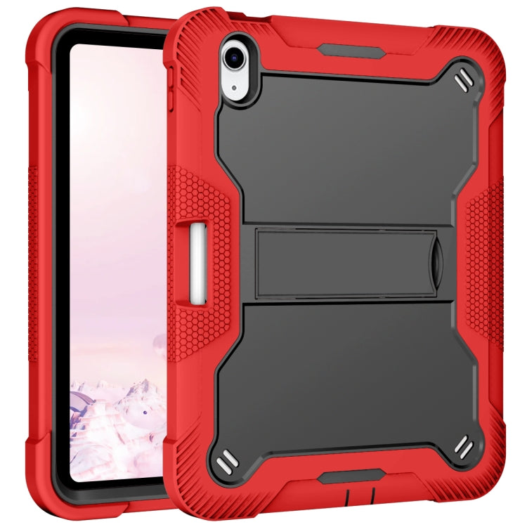 For iPad 2025 / 2022 Silicone + PC Shockproof Tablet Case(Red+Black) - iPad 2025 / 2022 Cases by buy2fix | Online Shopping UK | buy2fix