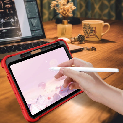 For iPad 2025 / 2022 Silicone + PC Shockproof Tablet Case(Red+Black) - iPad 2025 / 2022 Cases by buy2fix | Online Shopping UK | buy2fix
