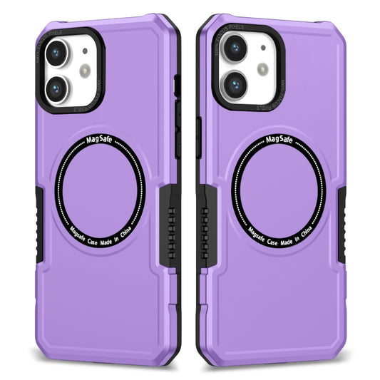 For iPhone 11 MagSafe Shockproof Armor Phone Case(Purple) by buy2fix