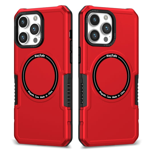 For iPhone 11 Pro Max MagSafe Shockproof Armor Phone Case(Red) by buy2fix