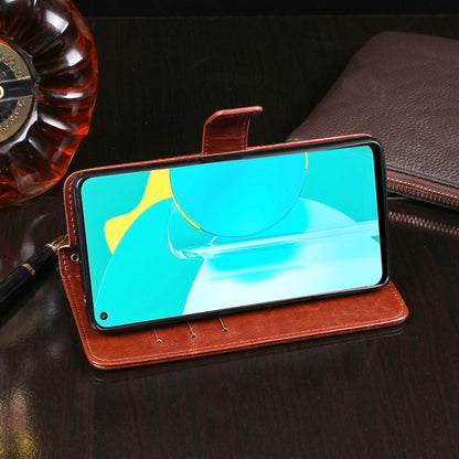 For Huawei Honor 30S idewei Crazy Horse Texture Horizontal Flip Leather Case with Holder & Card Slots & Wallet(White) - Honor Cases by idewei | Online Shopping UK | buy2fix