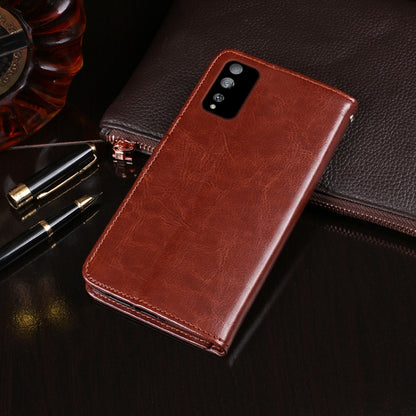 For Huawei Honor Play 4T Pro idewei Crazy Horse Texture Horizontal Flip Leather Case with Holder & Card Slots & Wallet(Red) - Honor Cases by idewei | Online Shopping UK | buy2fix