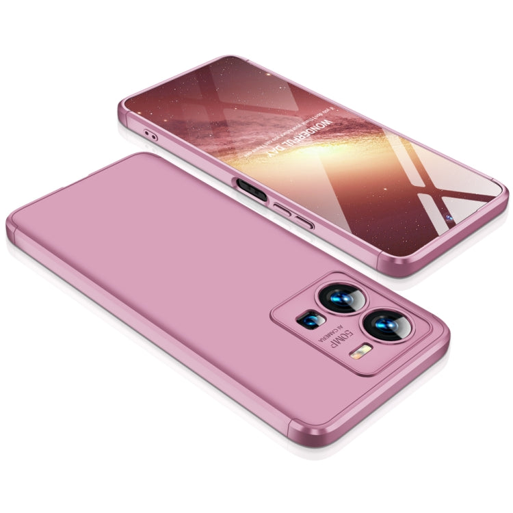 For vivo Y35 2022 GKK Three Stage Splicing Full Coverage PC Phone Case(Rose Gold) - vivo Cases by GKK | Online Shopping UK | buy2fix