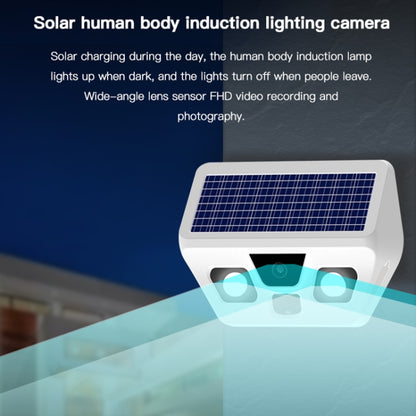 HS2180 Solar Garden Lamp with Night Vision Monitoring Function - Solar Lights by buy2fix | Online Shopping UK | buy2fix