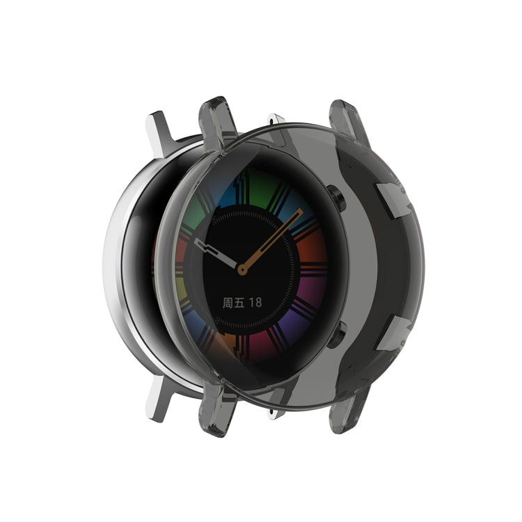 For Huawei Watch GT2 42mm Full Coverage Watch Protective Case with Screen(Transparent Black) - Watch Cases by Huawei | Online Shopping UK | buy2fix