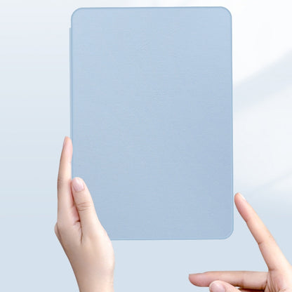 For Honor Tablet V7 Pro Acrylic 360 Degree Rotation Holder Tablet Leather Case(Grey) - Honor by buy2fix | Online Shopping UK | buy2fix