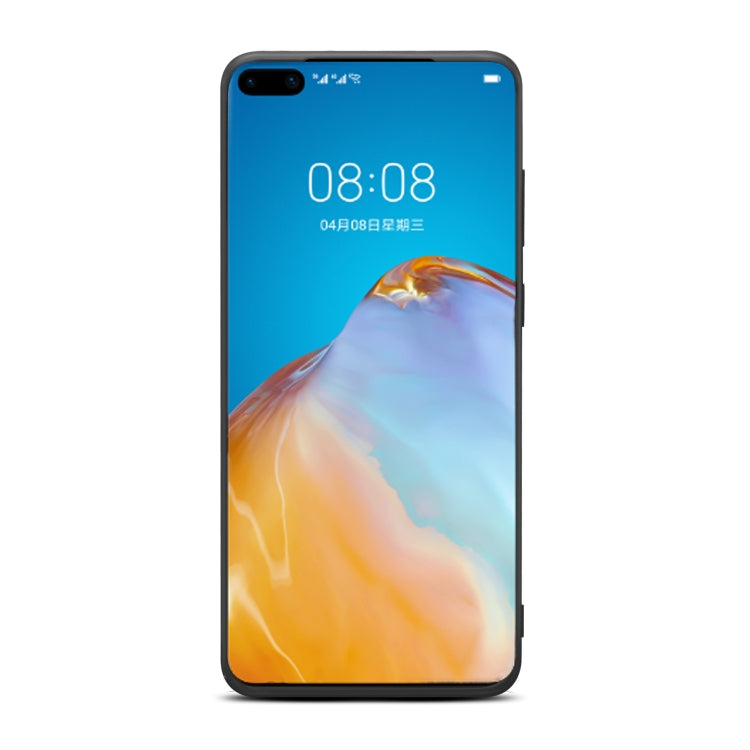 For Huawei P40 Denior DV Elastic Card PU Back Cover Phone Case(Grey) - Huawei Cases by Denior | Online Shopping UK | buy2fix