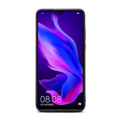 For Huawei P30 Lite Denior DV Elastic Card PU Back Cover Phone Case(Grey) - Huawei Cases by Denior | Online Shopping UK | buy2fix