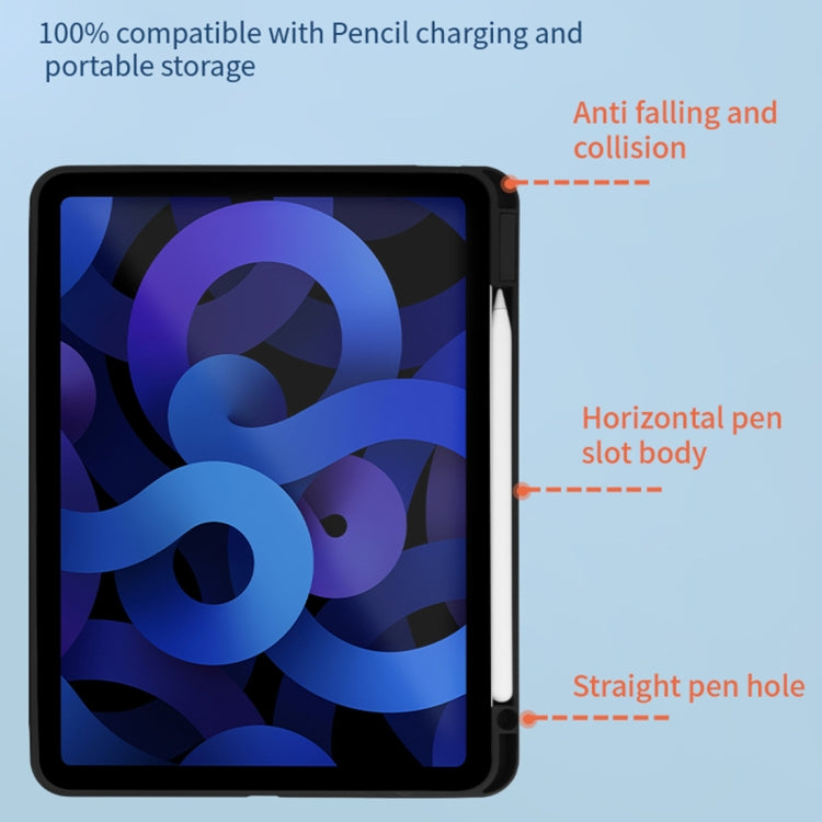 For iPad Air 2019 / iPad Pro 10.5 Acrylic 360 Degree Rotation Holder Tablet Leather Case(Purple) - iPad Air (2019) Cases by buy2fix | Online Shopping UK | buy2fix