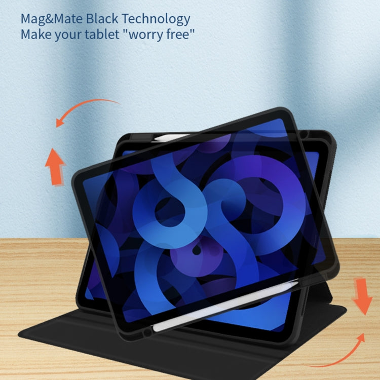 For iPad 2025 / 2022 Acrylic 360 Degree Rotation Holder Tablet Leather Case(White Ice) - iPad 2025 / 2022 Cases by buy2fix | Online Shopping UK | buy2fix