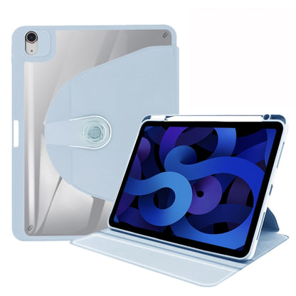 For iPad mini 5 / 4 Acrylic 360 Degree Rotation Holder Tablet Leather Case(White Ice) - More iPad Cases by buy2fix | Online Shopping UK | buy2fix