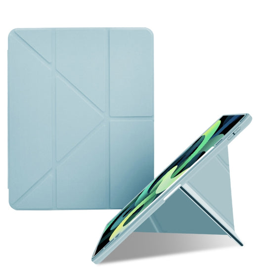 Acrylic 2 in 1 Y-fold Smart Leather Tablet Case For iPad Pro 12.9 2022 / 2021 / 2020 / 2018(Ice White)