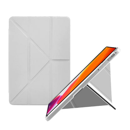 For Honor Pad 8 2022 Acrylic 2 in 1 Y-fold Smart Leather Tablet Case(Grey) - Honor by buy2fix | Online Shopping UK | buy2fix