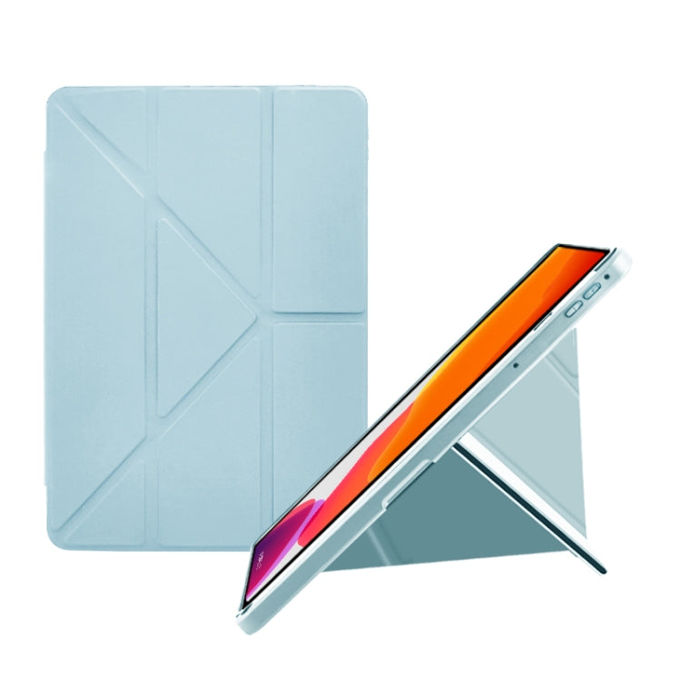 For iPad 2025 / 2022 Acrylic 2 in 1 Y-fold Smart Leather Tablet Case(Ice White) - iPad 2025 / 2022 Cases by buy2fix | Online Shopping UK | buy2fix