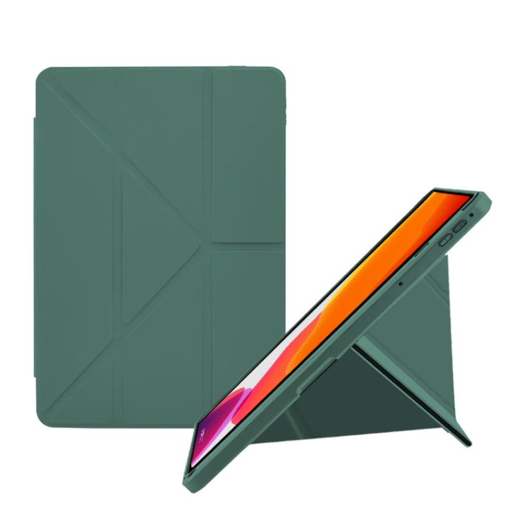 For iPad 2025 / 2022 Acrylic 2 in 1 Y-fold Smart Leather Tablet Case(Emerald) - iPad 2025 / 2022 Cases by buy2fix | Online Shopping UK | buy2fix