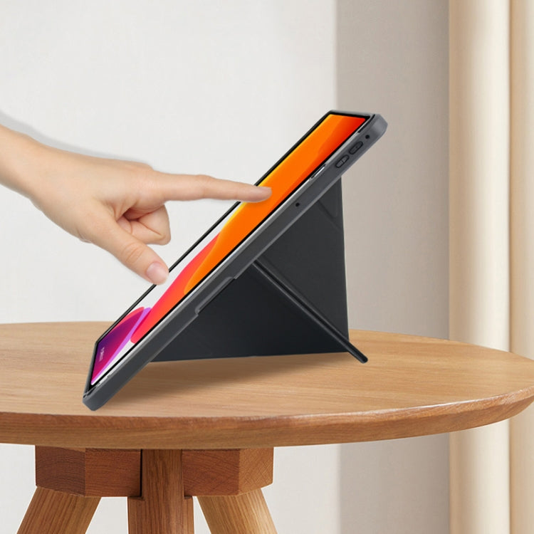For iPad 2025 / 2022 Acrylic 2 in 1 Y-fold Smart Leather Tablet Case(Ice White) - iPad 2025 / 2022 Cases by buy2fix | Online Shopping UK | buy2fix