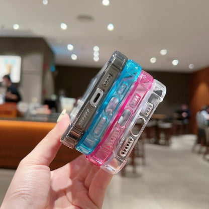 For iPhone 11 High Transparent Acrylic MagSafe Shockproof Phone Case(Pink) by buy2fix