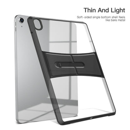 For iPad 2025 / 2022 Acrylic TPU Transparent Tablet Protective Case with Holder(Navy Blue) - iPad 2025 / 2022 Cases by buy2fix | Online Shopping UK | buy2fix