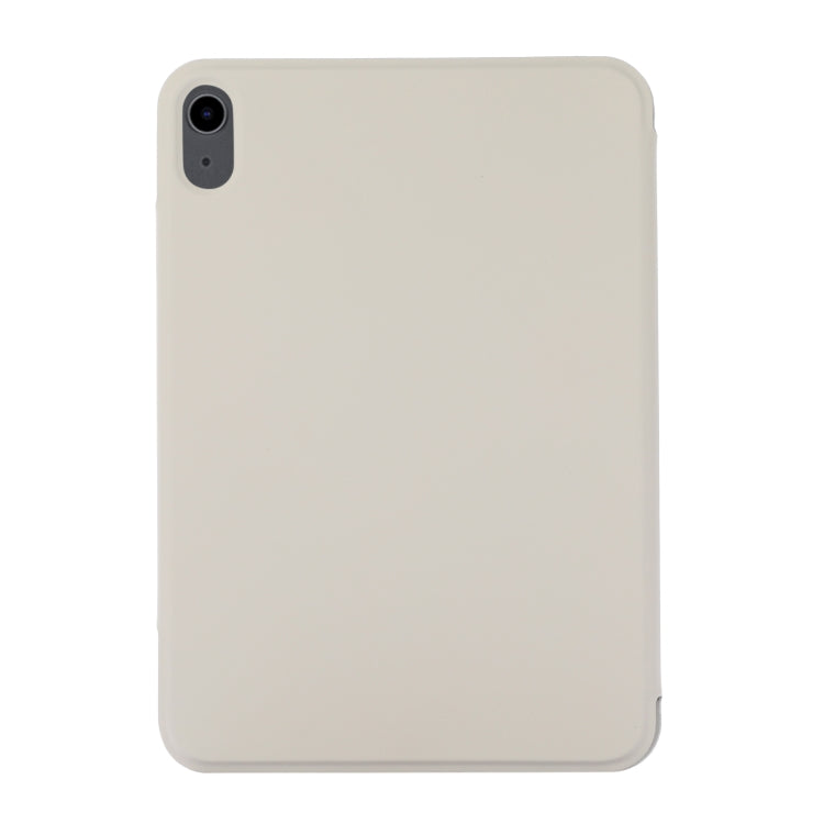 For iPad 2025 / 2022 3-fold Magnetic Buckle Leather Smart Tablet Case(Grey) - iPad 2025 / 2022 Cases by buy2fix | Online Shopping UK | buy2fix