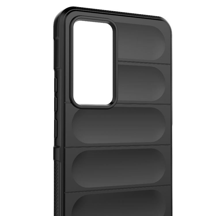 For Xiaomi 12T Pro Magic Shield TPU + Flannel Phone Case(Dark Green) by buy2fix
