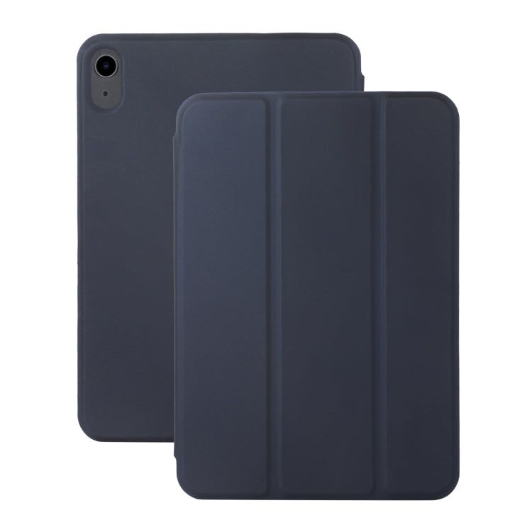 For iPad 2025 / 2022 3-fold Magnetic Leather Smart Tablet Case(Dark Blue) - iPad 2025 / 2022 Cases by buy2fix | Online Shopping UK | buy2fix
