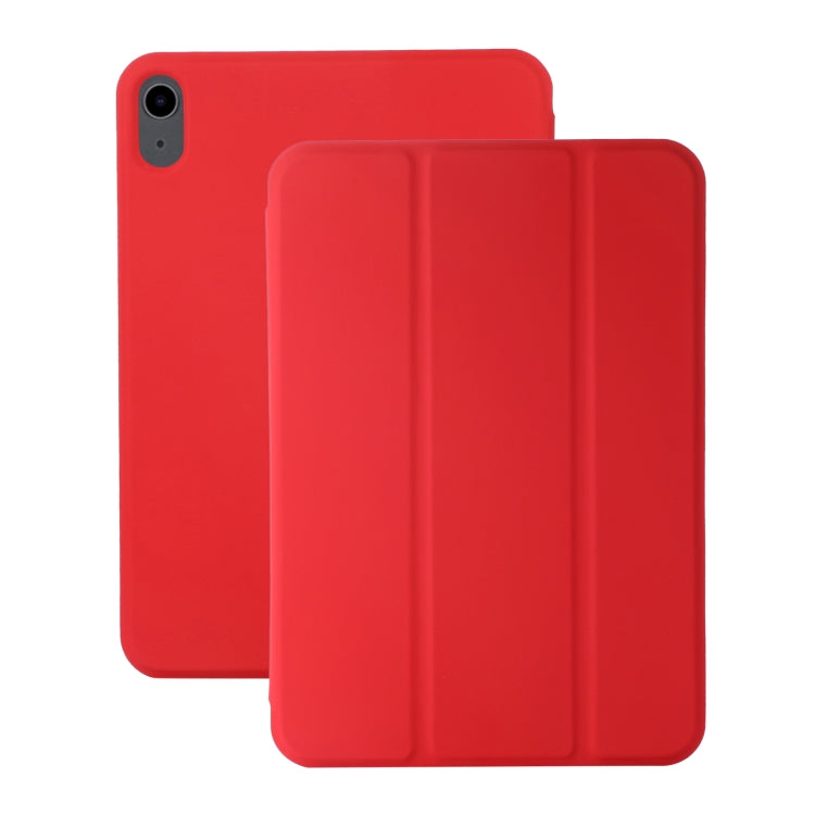 For iPad 2025 / 2022 3-fold Magnetic Leather Smart Tablet Case(Red) - iPad 2025 / 2022 Cases by buy2fix | Online Shopping UK | buy2fix