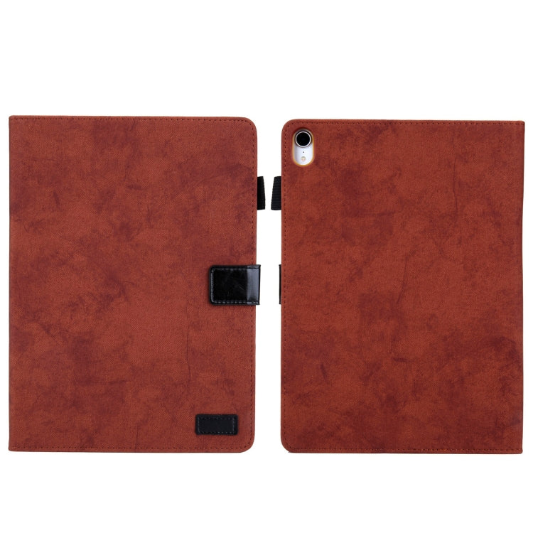 For iPad 2025 / 2022 Cloth Texture Leather Smart Tablet Case(Brown) - iPad 2025 / 2022 Cases by buy2fix | Online Shopping UK | buy2fix